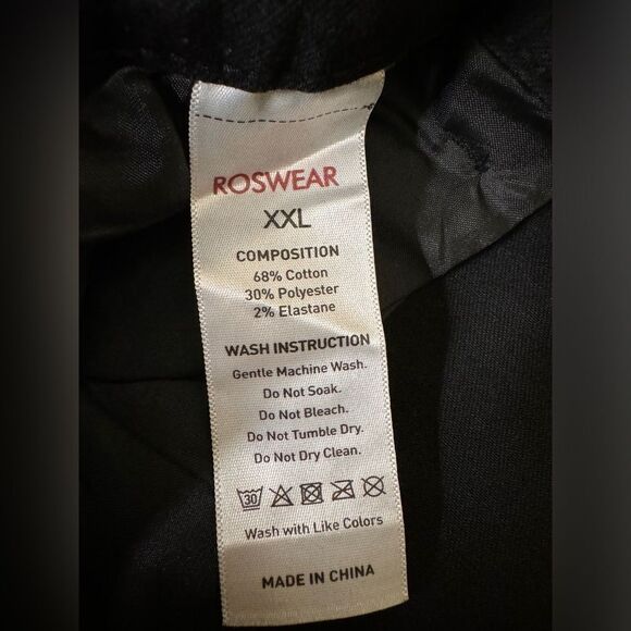 Roswear black denim capris - Picture 5 of 6